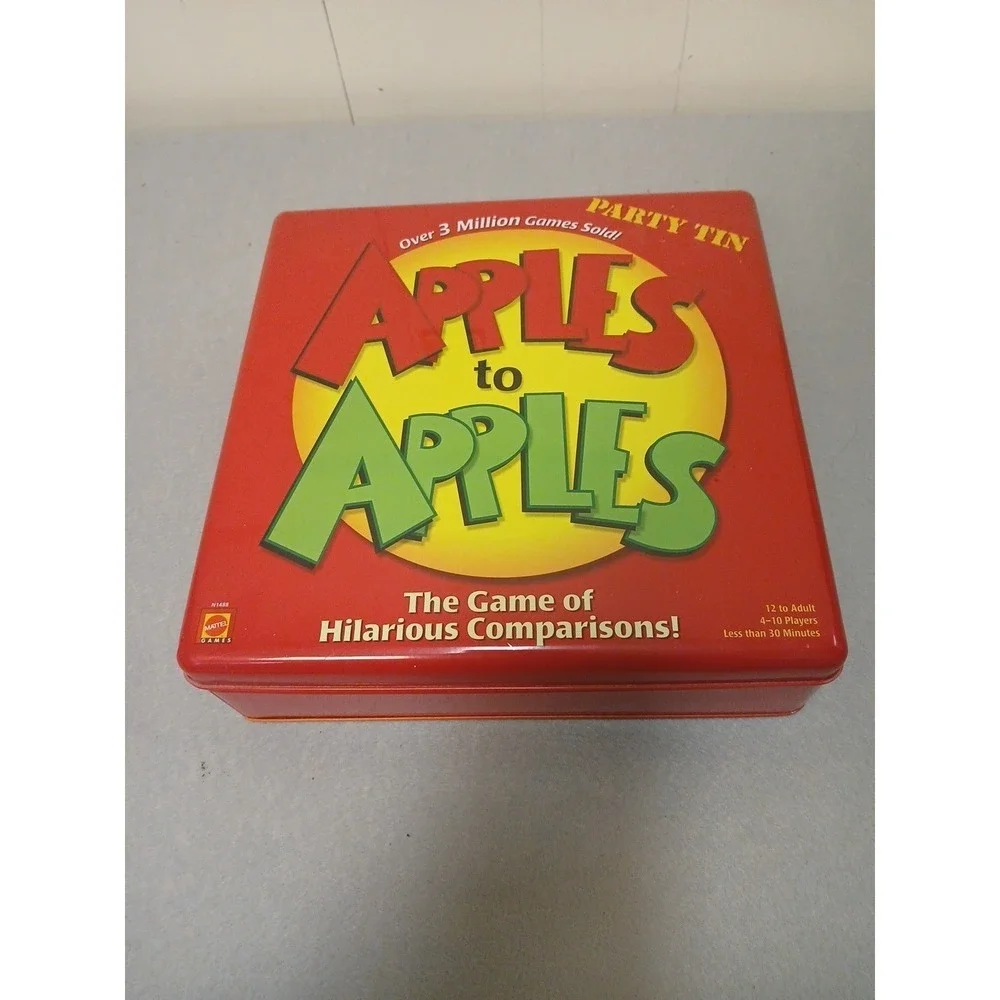 Apples to Apples Party Box Card Board Game 2007 Barely Used Great Shape